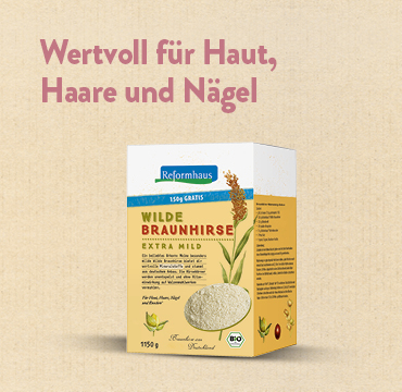 Reformhaus Braunhirse 15 % gratis - bei VITALIA kaufen