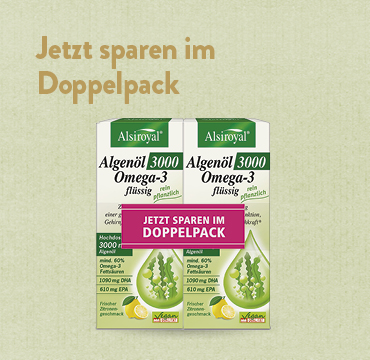 Alsiroyal Algenöl 3000 flüssig im Doppelpack -  bei VITALIA kaufen