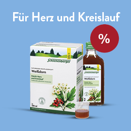 Schoenenberger Naturreiner Heilpflanzensaft Weissdorn - jetzt bei VITALIA kaufen