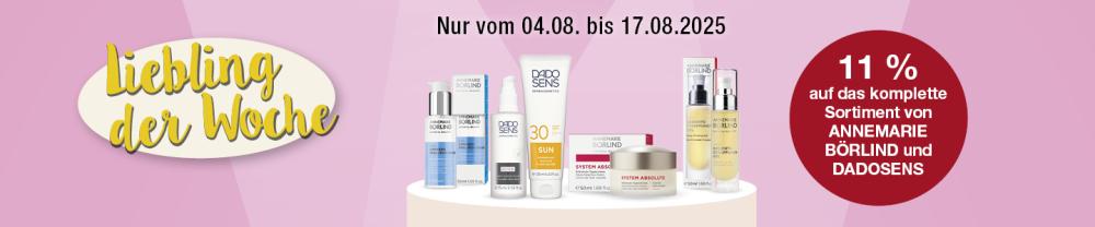 VITALIA Aktion - LDW 11 % auf Börlind und DadoSens Produkte