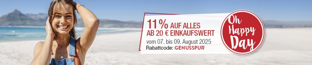 VITALIA Aktion - Oh Happy Day 11 % auf Alles ab 20 € Einkaufswert