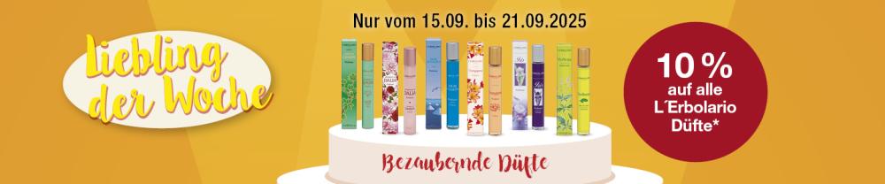 VITALIA Aktion - 10% Rabatt auf Düfte von L'Erbolario