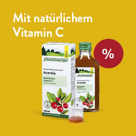 Schoenenberger Naturreiner Heilpflanzensaft Acerola bei VITALIA kaufen