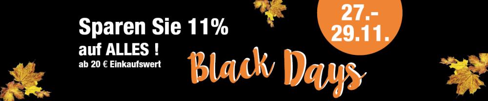 VITALIA Aktion - Black Day´s mit 11% Rabatt auf Alles!