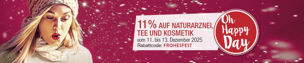 VITALIA Aktion - 11% Rabatt auf Naturarznei, Tee und Kosmetik