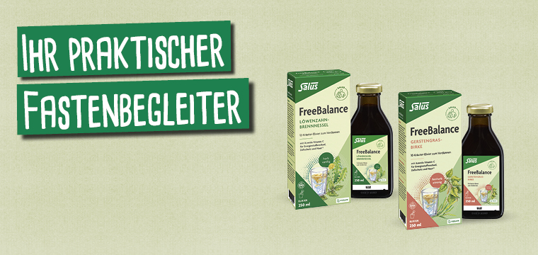 Ihr perfekter Fastenbegleiter - Salus FreeBalance Tonika jetzt bei VITALIA kaufen