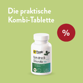 Raab Spirulina und Corella Kombitabletten bei VITALIA kaufen