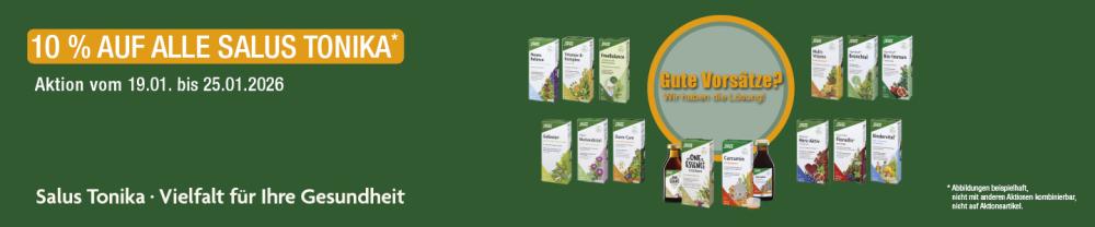 VITALIA Aktion - 10 % Rabatt auf Salus Tonika