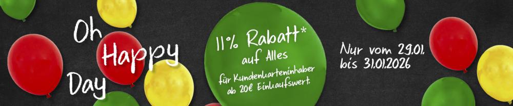 VITALIA Aktion - 11 % Rabatt auf Alles für Kundenkarteninhaber ab 20€ Einkaufswert