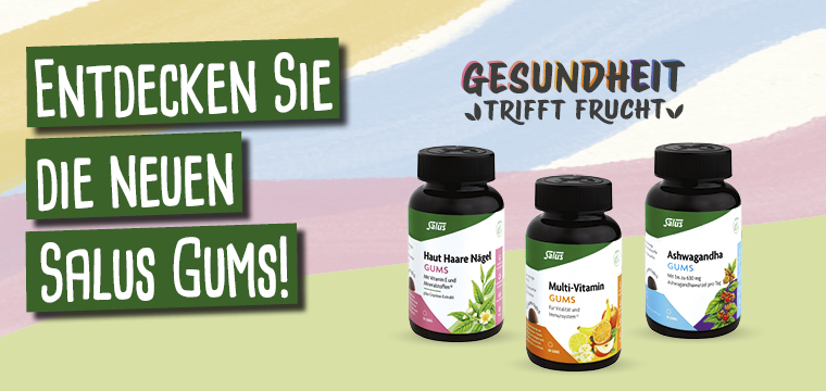 Die neuen Salus Gums - jetzt bei VITALIA Reformhaus kaufen