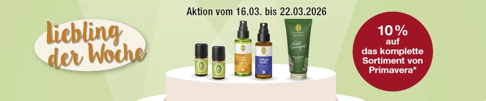 VITALIA Aktion - Liebling der Woche 10 % auf das Primavera Sortiment