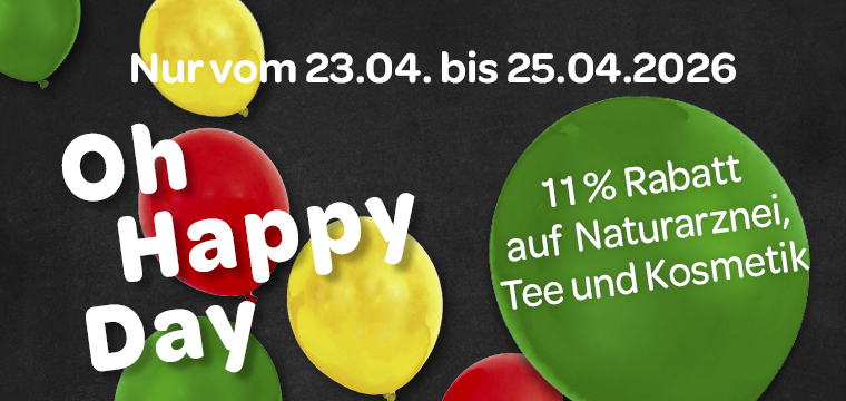 11% Rabatt auf Natuarznei, Tee und Kosmetik