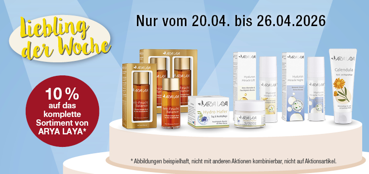 10% Rabatt auf Naturkosmetik von ARYA LAYA