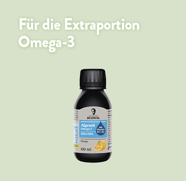 Algenöl Omega-3 von Dr. Budwig - jetzt bei VITALIA kaufen