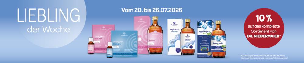 Liebling der Woche 10% Rabatt auf Kosmetik von Börlind und Dado Sens