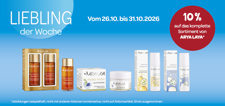 Liebling der Woche - 10% Rabatt auf Arya Laya
