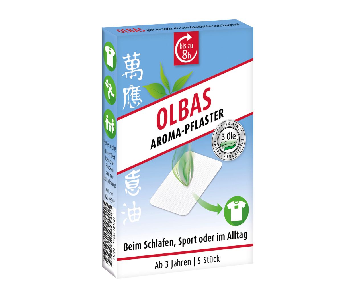 Olbas Aroma Pflaster 5 Stuck
