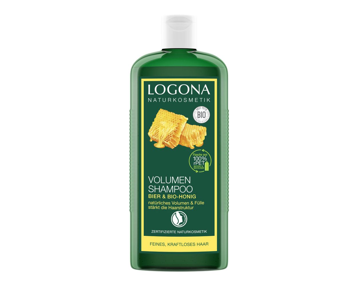 LOGONA Volumen Shampoo Bier & Bio-Honig 250 ml