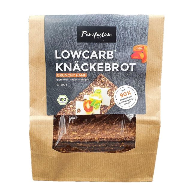 Panifactum Lowcarb Knäckebrot Crunchy Hanf 200 g