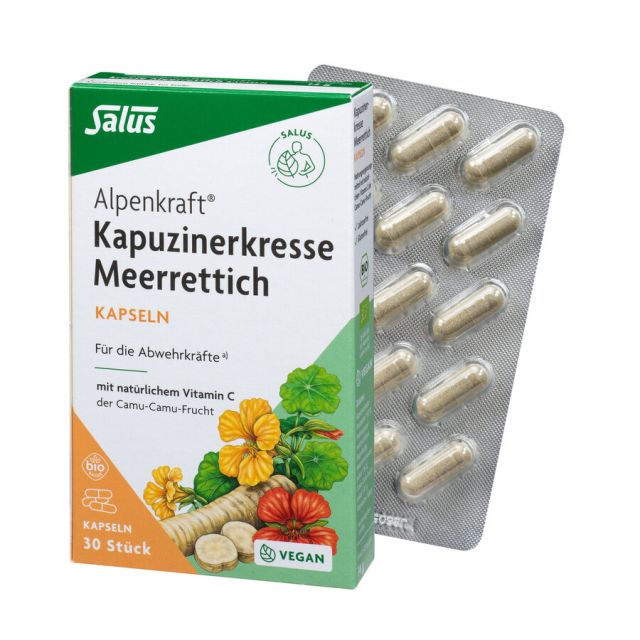 Salus Alpenkraft Kapuzinerkresse-Meerrettich 30 Kapseln