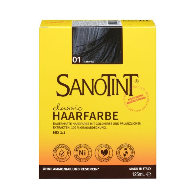 Sanotint  Haarfarbe Nr.1 Schwarz 125 ml
