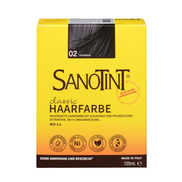 Sanotint  Haarfarbe Nr.2 Tiefbraun 125 ml