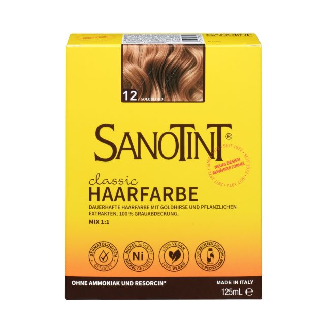 Sanotint  Haarfarbe Nr.12 Goldblond 125 ml