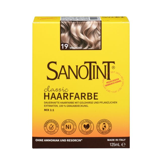 Sanotint Haarfarbe Nr. 19 Weissblond