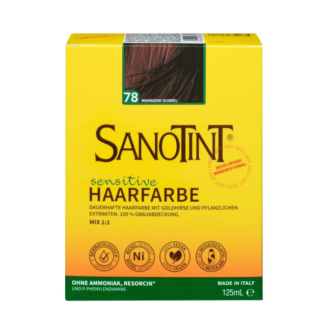 Sanotint Haarfarbe Sensitive light Nr. 78 Mahagoni Dunkel