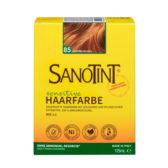 Sanotint Haarfarbe Sensitive light Nr. 85 Kupferblond Hell