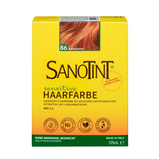 Sanotint Haarfarbe Sensitive light Nr. 86 Kupfer Orange