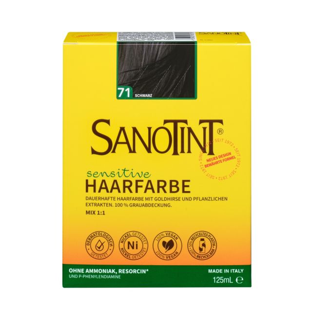 Sanotint Haarfarbe Sensitive light Nr. 71 Schwarz