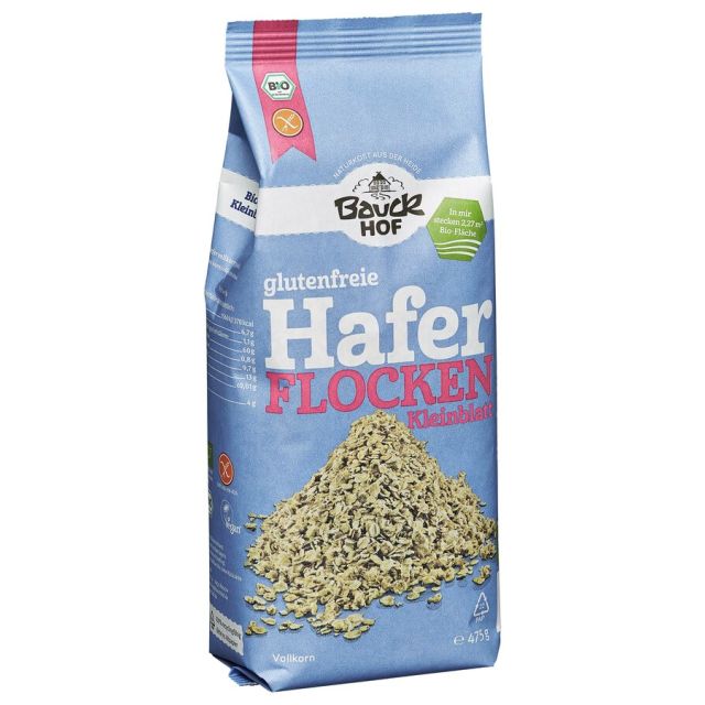 Bauckhof glutenfreie Haferflocken Kleinblatt 475 g