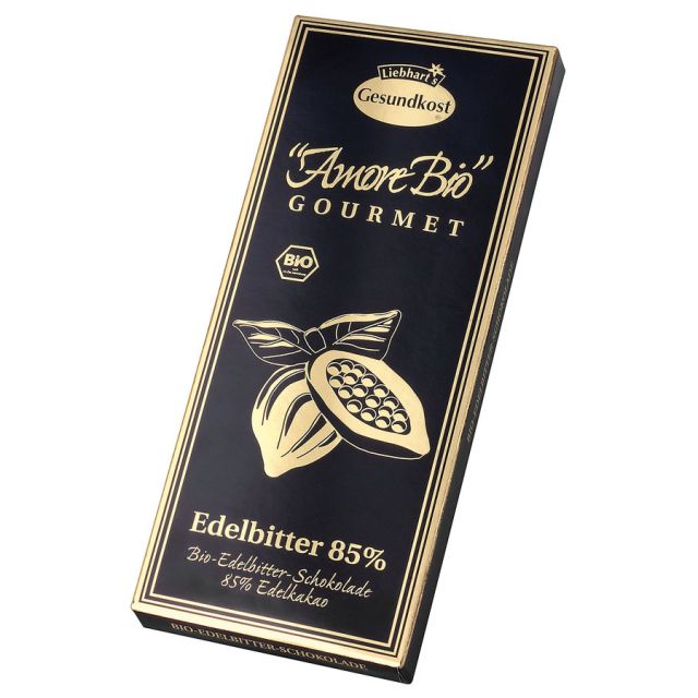 Liebhart´s Gesundkost Amore Bio Gourmet Edelbitter Schokolade 85% 100 g