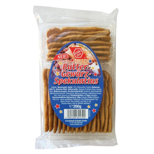 Dr. Balke Butter-Gewürz-Spekulatius 200 g