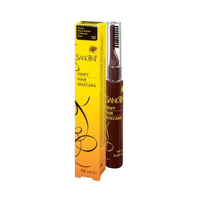 Sanotint Swift Hair Mascara S2 Tiefbraun 14 ml