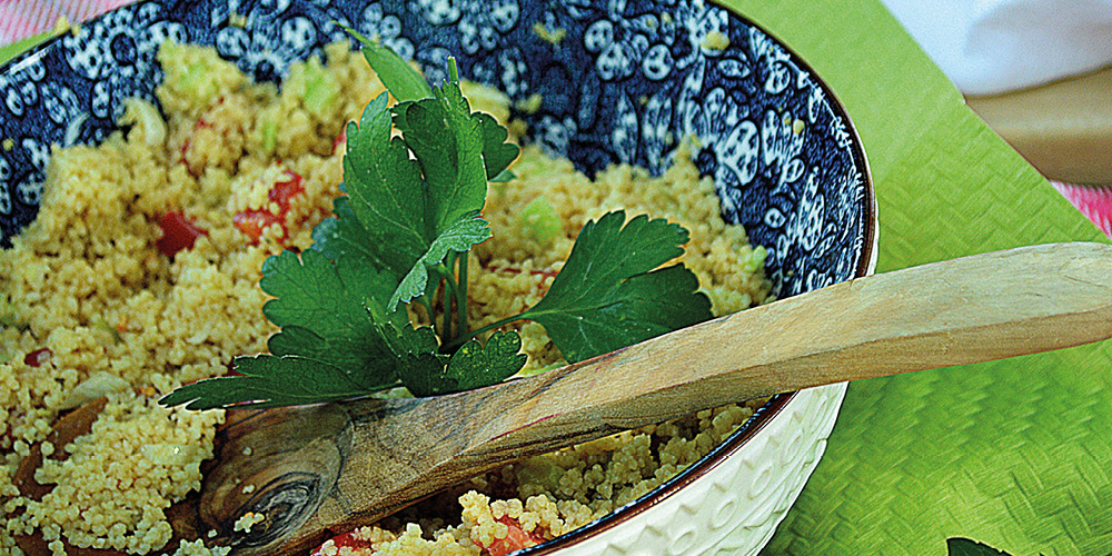 VITALIA Rezept Banner Schneller Couscous Salat