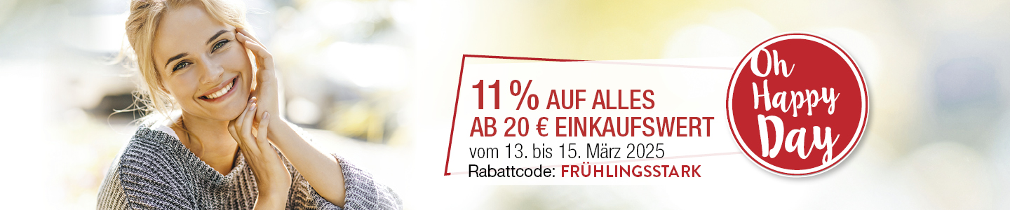 11% Rabatt auf Alles ab 20€ - jetzt bei VITALIA Reformhaus